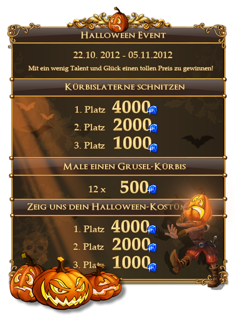 Halloween Community Wettbewerb Preise Halloween Community Wettbewerb Preise