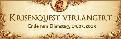 Krisenquest verlängert Krisenquest verlängert