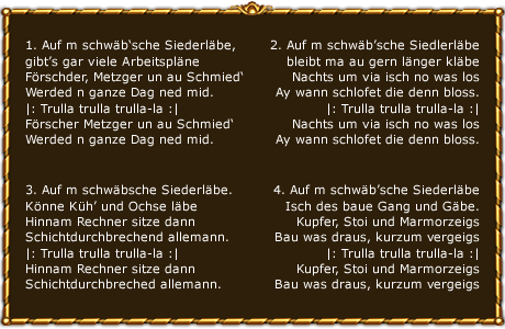 Lyrische Siedler - Die schwäbische Eisenbahn Lyrische Siedler - Die schwäbische Eisenbahn
