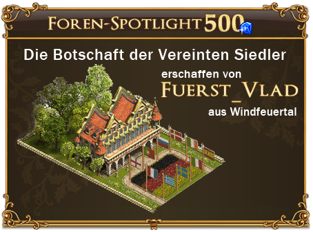 Die Botschaft der "Vereinten Siedler"