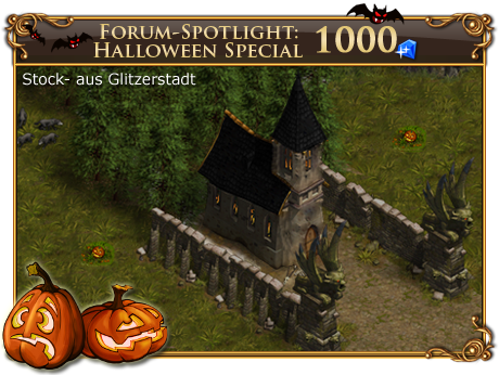 Die Halloween-Kirche von Glitzerstadt