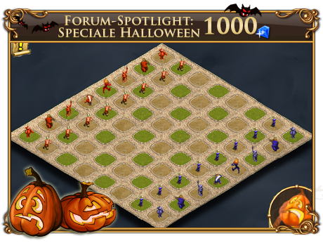 Gli scacchi di Attersson in stile Halloween