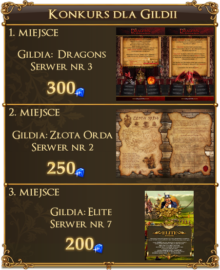 Promocja gildii - konkurs