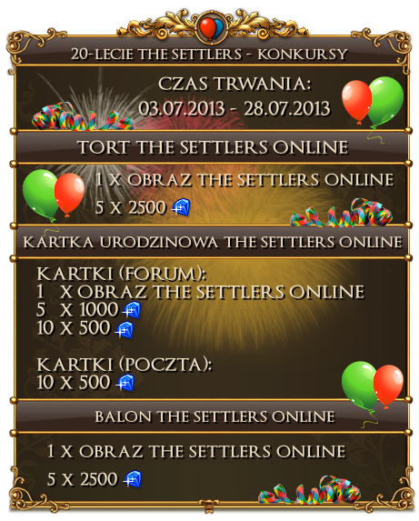 20-lecie marki "The Settlers" - wygraj nagrody! 