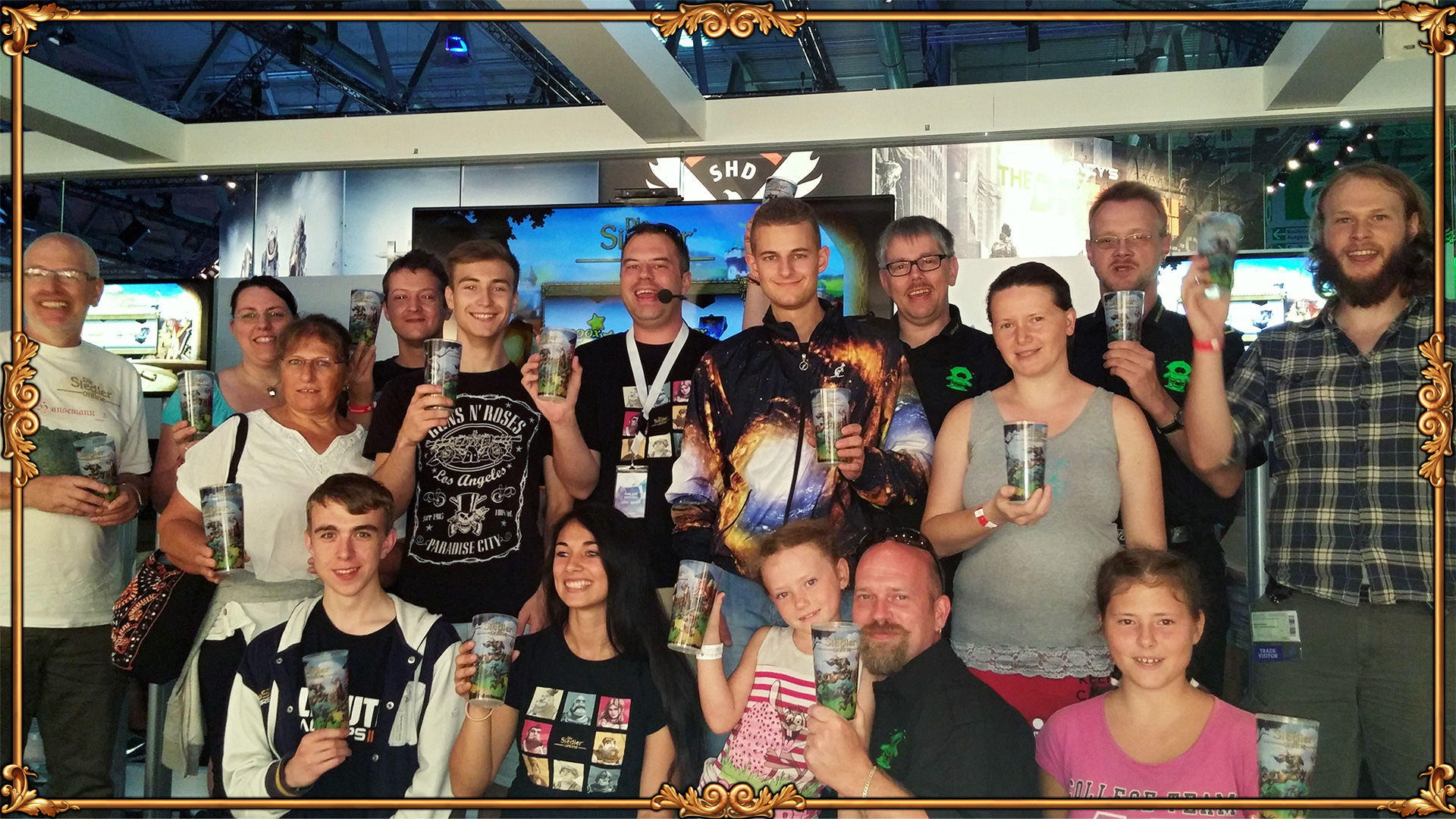 Siedler-Fans, die uns auf der gamescom besucht haben Siedler-Fans, die uns auf der gamescom besucht haben