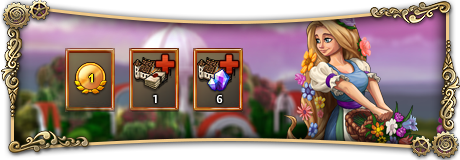 Geschenke: 1 Premium-Tag, 1 Manuskript und 6 Kristalle Geschenke: 1 Premium-Tag, 1 Manuskript und 6 Kristalle